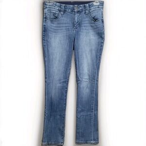 JAG Ruby Straight Jeans Size 8/29 x 31 Tummy Control Elastic Waist Medium Wash